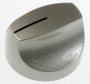 bouton complet gris argent pour table de cuisson faure