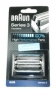 grille + couteaux series 3/ kp32s couleur argent pour rasoir braun