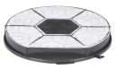 chf28/1 filtre charbon modÈle 28 (Ø240mm h32mm) pour hotte whirlpool