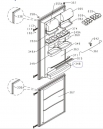 balconnet bouteille pour refrigerateur smeg