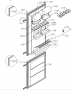 balconnet bouteille pour refrigerateur smeg