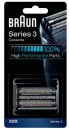 32b noir cassette series 3 300/320/340 pour rasoir braun