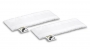 kit de 2 serpillières microfibre pour nettoyeur vapeur karcher