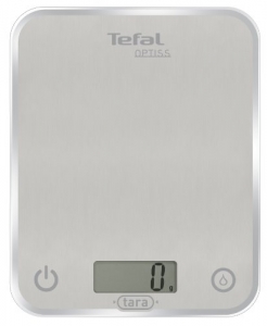 Moulinex Tefal BC5004 Optiss Glass Balance de Cuisine électronique Silver, électrique, Argent, Plastique