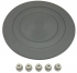 tapis de bol de 14 cm et 5 pieds en caoutchouc standard pour robot kenwood chef et major par lks