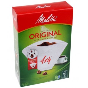 MELITTA 100 filtres à café 1x4 Blanc