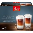 2 Verres à Latte Macchiato Melitta avec paroi anti-brûlure - Hauteur 13 cm