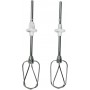 Lot de 2 fouets à émulsionner pour batteur 3 MIX Krups
