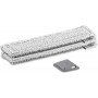 Lot de 2 Bonnettes microfibres pour vitres extérieures + grattoir pour nettoyeurs de vitres WV Kärcher 