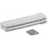 Lot de 2 Bonnettes microfibres pour vitres extérieures + grattoir pour nettoyeurs de vitres WV Kärcher 