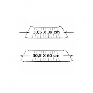 Grille extensible universelle 90447 pour Four ARTHUR MARTIN, ELECTROLUX, FAURE, ZANUSSI