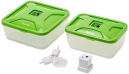 tefal xa258010 kit de 2 bo?tes de repas sous vide compatible avec vacupack plus