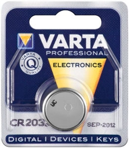 VARTA Lot de 10 Piles bouton lithium Electronics CR2032 3 Volt