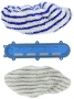 rowenta zr009501 lot de 2 lingettes microfibre compatibles avec les aspirateurs balai air force