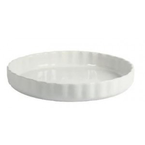 Moule à Tarte en Céramique Blanc 28 cm CREALYS 512734