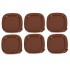 Lot de 6 couvercles marron pour yaourtière Multi Délices Express SEB
