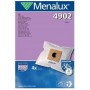 Menalux 4902 Lot de 4 sacs Duraflow pour aspirateurs LG