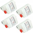 Lot de 4 cassettes anti-calcaire pour centrales vapeur Easy Steam, Liberty, Fasteo Tefal - Calor - Rowenta