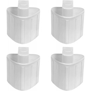 Lot de 4 cartouches anti-calcaire pour Centrale Vapeur TEFAL XD9070E0