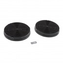 Lot de 2 filtres à charbon MCEF02 (19,4 x 3 cm) pour hotte AEG - Electrolux
