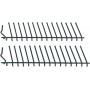 Lot de 2 supports assiettes rabattables panier inférieur pour lave-vaisselle Bosch, Siemens - 00645102  