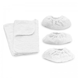 Kit de 3 bonnettes et 2 serpillières pour Nettoyeur Haute Pression KARCHER - 69600190