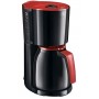 MELITTA 1017-10 Cafetière filtre avec verseuse isotherme Enjoy II Therm - Noir et Rouge