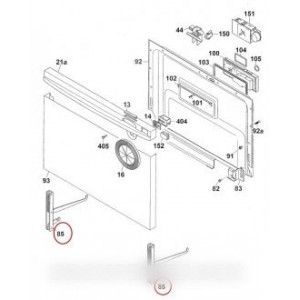 Charnière pour Lave-vaisselle Rosieres 92994052