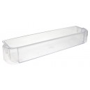 Balconnet porte bouteille transparent dim. 445 x 105 x 65 mm pour réfrigérateur Whirlpool 481010471454