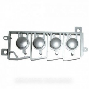Ensemble 4 touches grises plastique pour Micro-ondes SHARP  JBTN-B263WRTZ