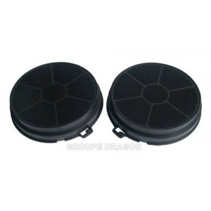 Filtre à charbon x2 pour Hotte SMEG  KITFC202