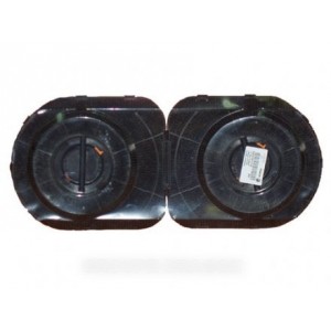 Filtre à charbon x 2 pour Hotte ROSIERES 93957405