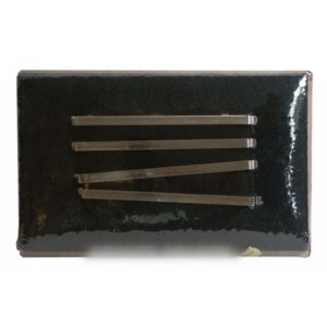Filtre à charbon (335x195mm) + 4 lamelles de fixation pour Hotte FAGOR BRANDT 74X5766
