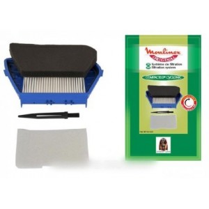 Filtre hepa + filtre entrée d'air pour Aspirateur MOULINEX MT001001