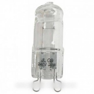 G9 LAMPE HALOGENE CULOT 25W-230V (35X18MM) pour hotte DE DIETRICH