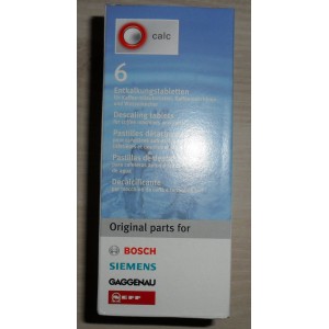 Pastilles détartrantes pour Cafetière, Expresso BOSCH B/S/H 00310967