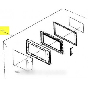 Porte complète pour Micro-ondes BRANDT AS0007640