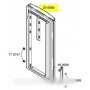 porte refrigerateur avec joint mag