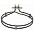 resistance de four circulaire 2400 w