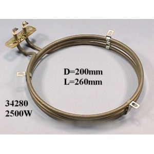 Résistance circulaire 2700w pour Four BRANDT 70X1443