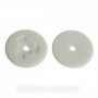 roues dentees de brosse (x2)