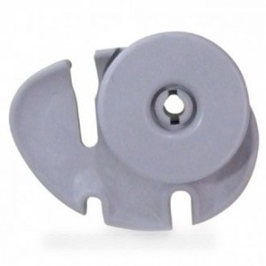 Kit de roulette de panier gauche pour Lave-vaisselle Arthur Martin Electrolux Faure grise 50269766007