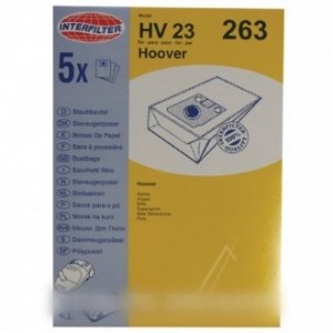 Sac non tissé(x4) +2 filtres H118M pour Aspirateur HOOVER 9026186