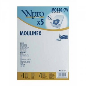 Sachet de 5 sacs w51 pour Aspirateur MOULINEX 481281729673