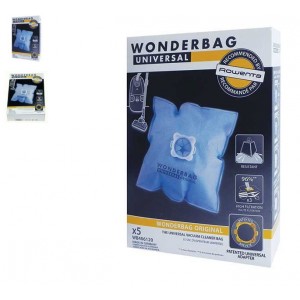 Lot de 5 sacs à poussière pour Aspirateur ROWENTA WB406120