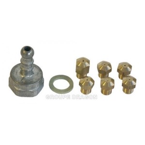 Sachet injecteurs gaz butane pour Cuisinière BRANDT 71X5688