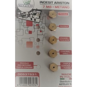 Sachet injecteurs gaz naturel pour Plaque de cuisson ROSIERES 0002520 VED