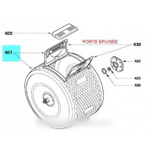Tambour pour Lave-Linge FAGOR 52X0641