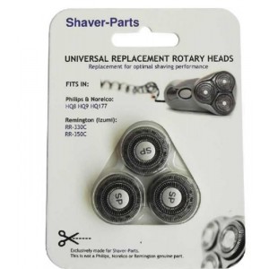 Lot de 3 Têtes de rasoir pour Tondeuse PHILIPS HQ177