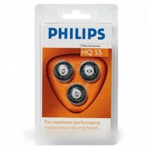 Lot de 3 Têtes de rasage super reflex pour Tondeuse PHILIPS HQ56/50